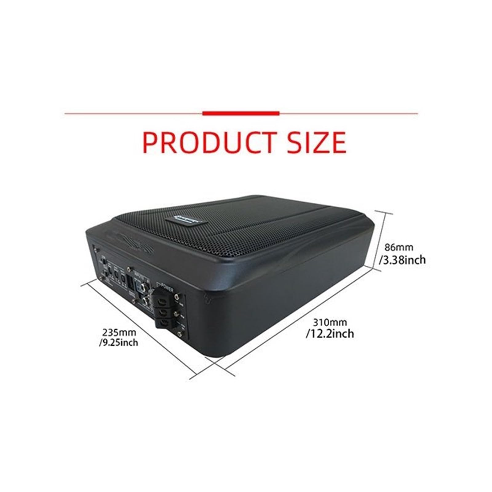 Ultracienki subwoofer samochodowy Car Supergłośny głośnik kopułkowy głośnik