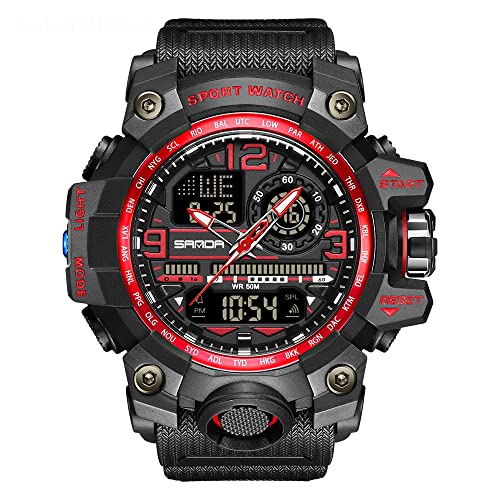 AIMES-Mens-Watches-Sports-Outdoor-Waterproof-Military-Wrist-Watch-Tactical-Date-Multi-Function-Large-Face-LED-Alarm-Stopwatch-for-Men