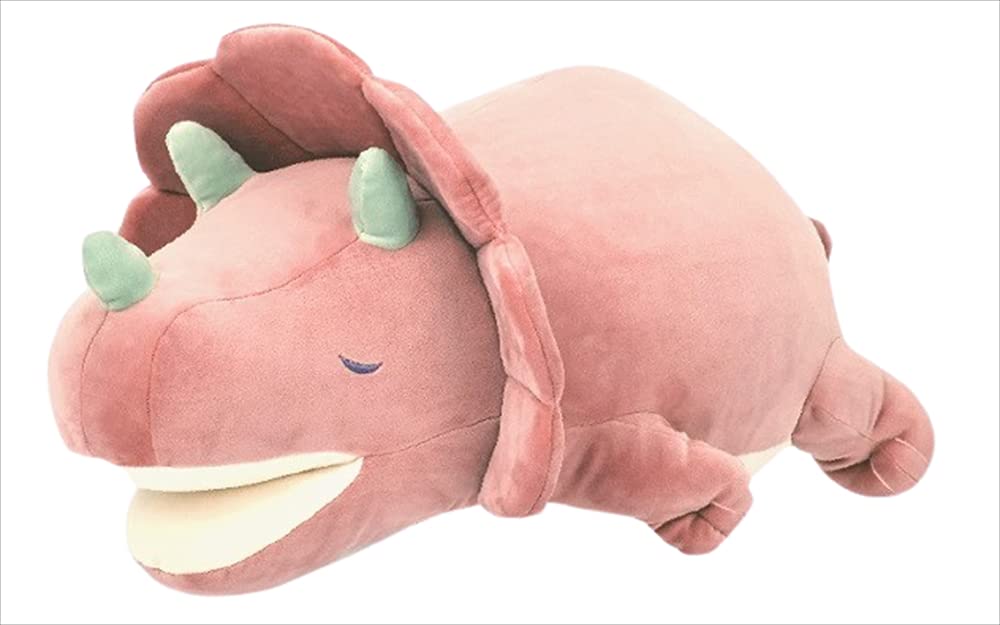 りぶはあと　ねむねむアニマルズ 恐竜 抱き枕 ぬいぐるみ　トリケラトプス Amazon｜りぶはあと 抱き枕 プレミアムねむねむアニマルズ かむかむズ