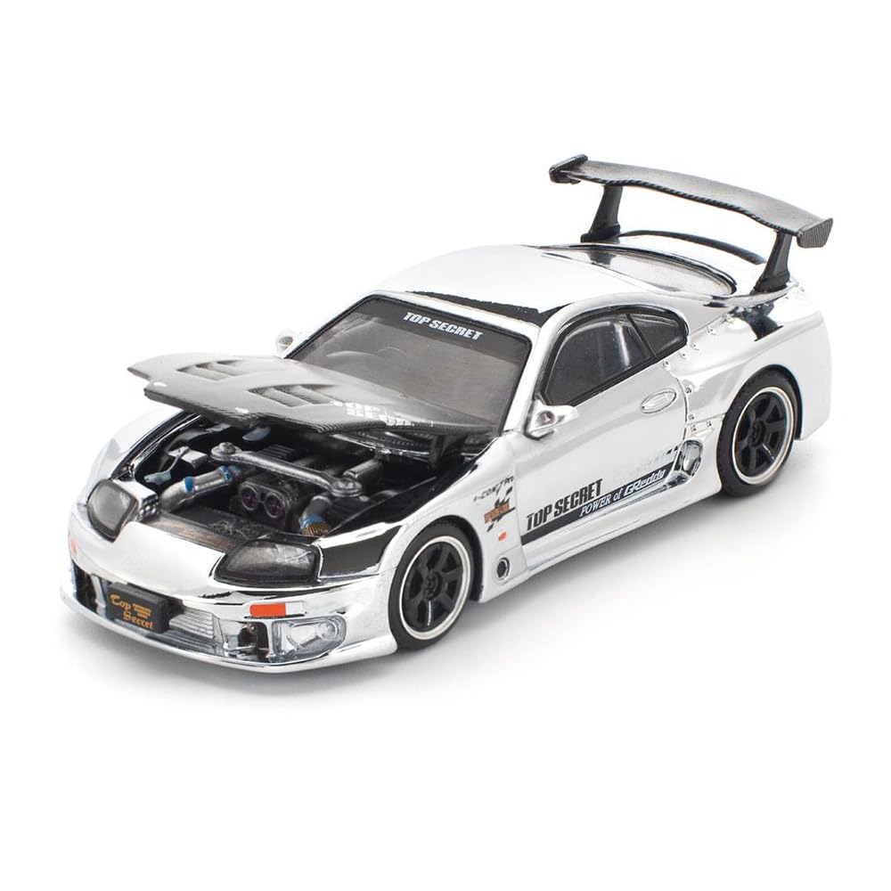 1:64 Diecast Model Car Compatible with Toyota Supra GT300 Top