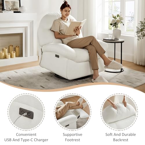 Sillón Plegable Tela Terry Blanco miniatura 3