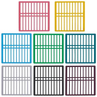 Amazon.com: BENECREAT 8 Colors Square Diamond Art Ruler, Acrylic ...