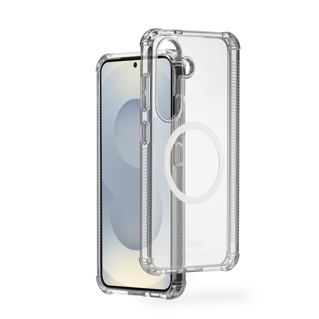 Hama Extreme Protect QI2 Protective Case for Galaxy S25, Transparent