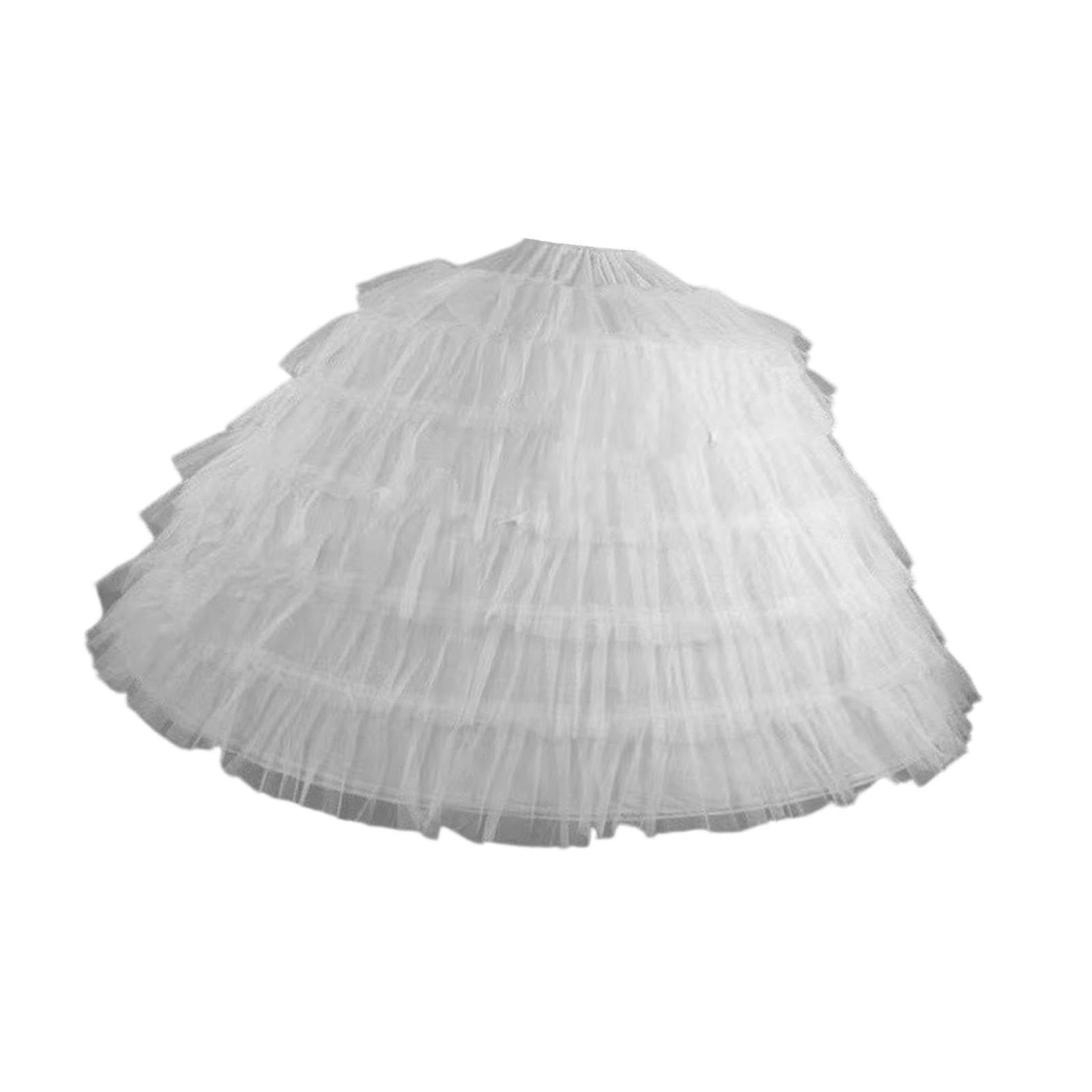 Sottogonna a Cerchio Da Donna in Tulle con Vita Regolabile E Struttura Stabile per Abito Da Sposa, Costume, Festa, Cosplay, Spettacolo Teatr, Style J