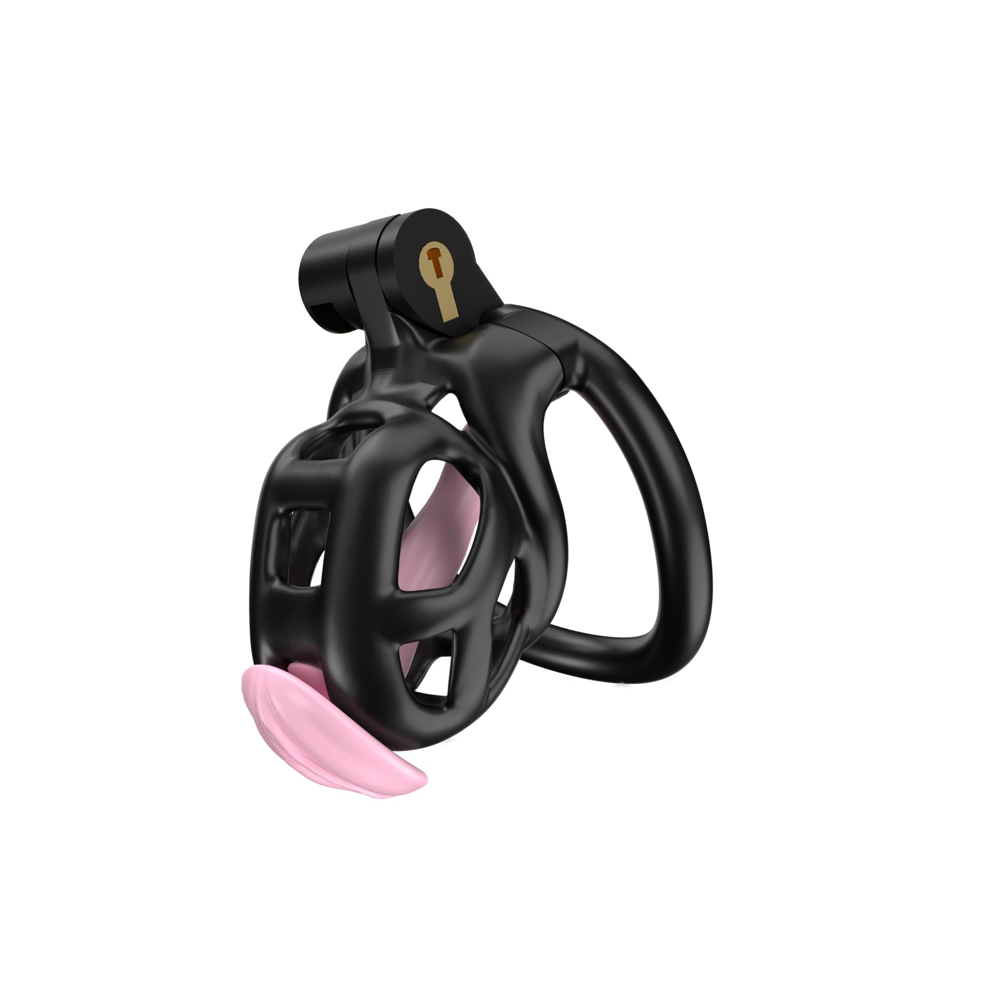 Black Cobra 1.0 Male Chastity Device Cock Cage 3D Printed X-Small XS Black