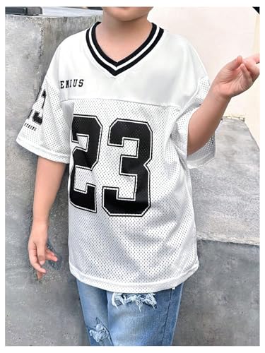 SOLY HUX Toddler Girl's Graphic T-Shirts Short Sleeve V Neck Tee Shirts Jersey Tops Y2k Streetwear3