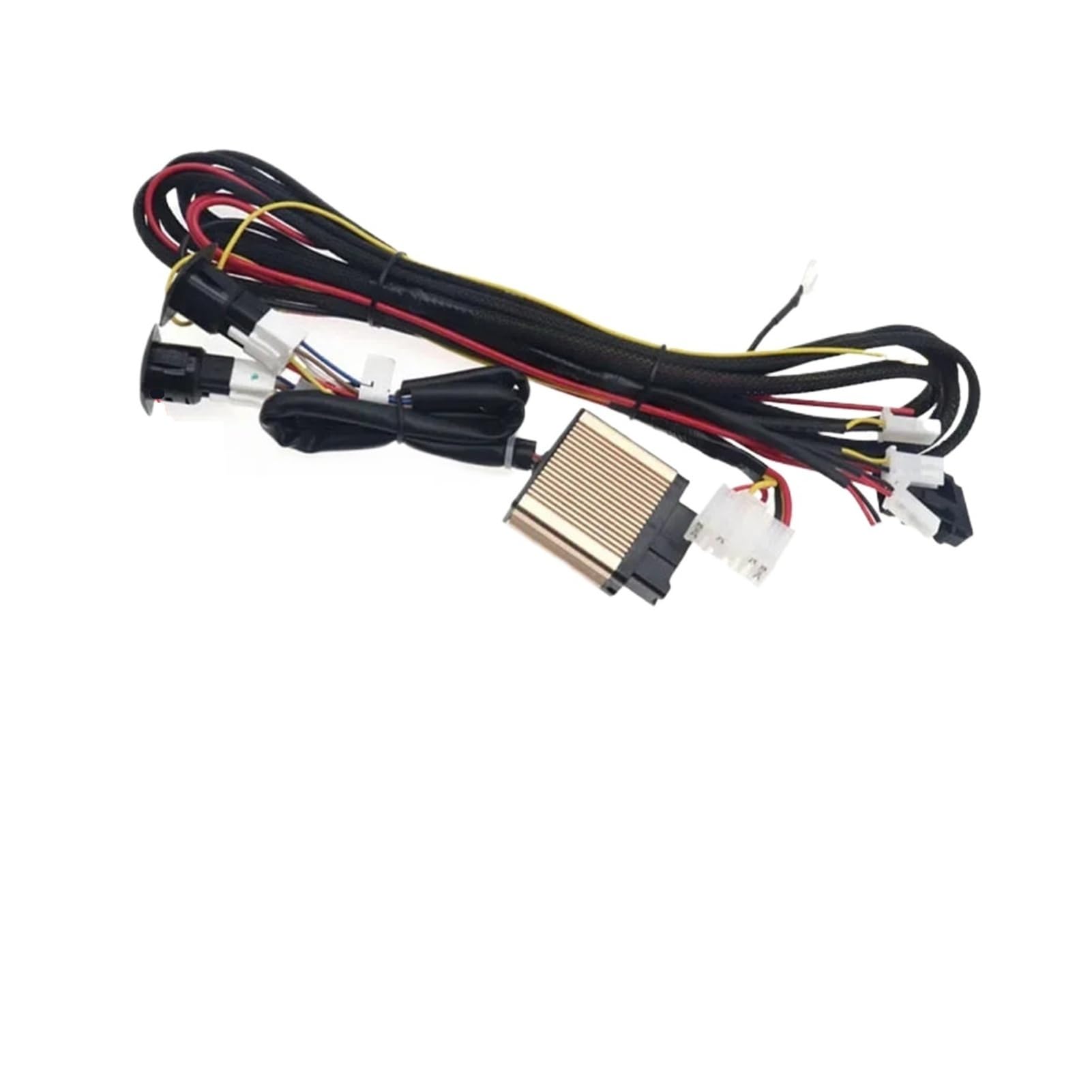 2 posti 4 cuscinetti 3 livelli 12V riscaldamento automatico coprisedile cuscino invernale più caldo cuscini for sedili riscaldati for auto in fibra di carbonio universale(Only 1 Switch Kit)