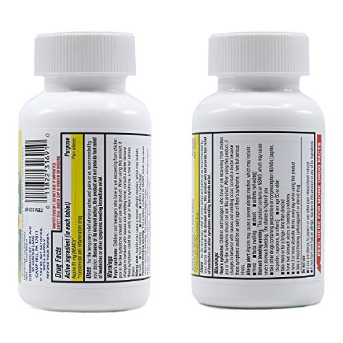 Rite Aid Aspirin Enteric Tablets - 81 Mg Aspirin - 500 Count - Low-Dose Aspirin For Headache Relief - Safety Coated - Aspirin Regimen - Migraine Medicine - Pain Relief #TOP1