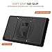 MoKo Case for Amazon Fire HD 10 Tablet (7th and 9th Generation, 2017 and 2019 Release) 10” - [Heavy Duty] Full Body Rugged Cover with Built-in Screen Protector for Fire HD 10.1 Inch, Black