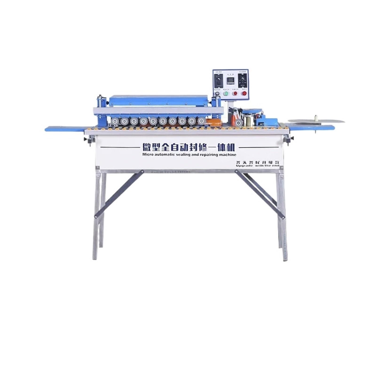 WFS-210 Silent Fully Automatic High Speed Edge Banding Machine Straight Line Trimming Brushless Motor Speed and Efficiency Improvement(WF-102)