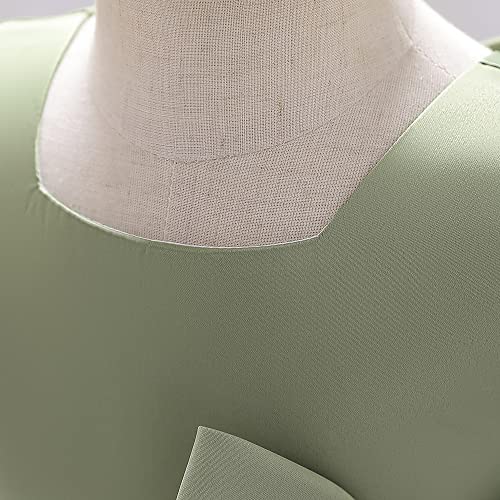 Girl Flower Design Dress Sleeveless Flower Design Princess Wedding Dress for Toddler and Baby Girl4