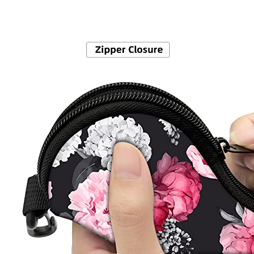 Image of Sunglasses Soft Case with Carabiner Ultra Light Neoprene Zipper Glasses Case