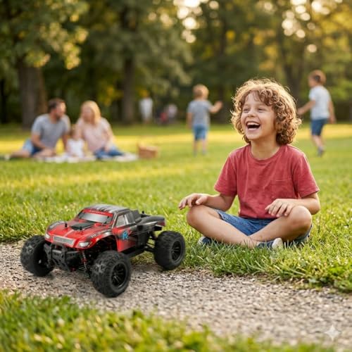 Image of High Performance RC Car for Boys and Adults Off Road Monster Truck Radio Controlled Fast Rechargeable RC Vehicle All Terrain Remote Control Racing Car