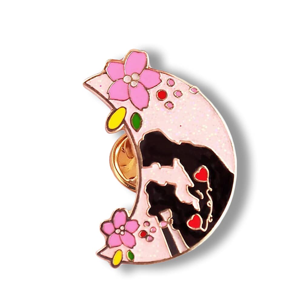 UntitledHard Enamel Pin Badge Anime Cute Nerd Gift for Sailor Moon Lovers Valentine's Day