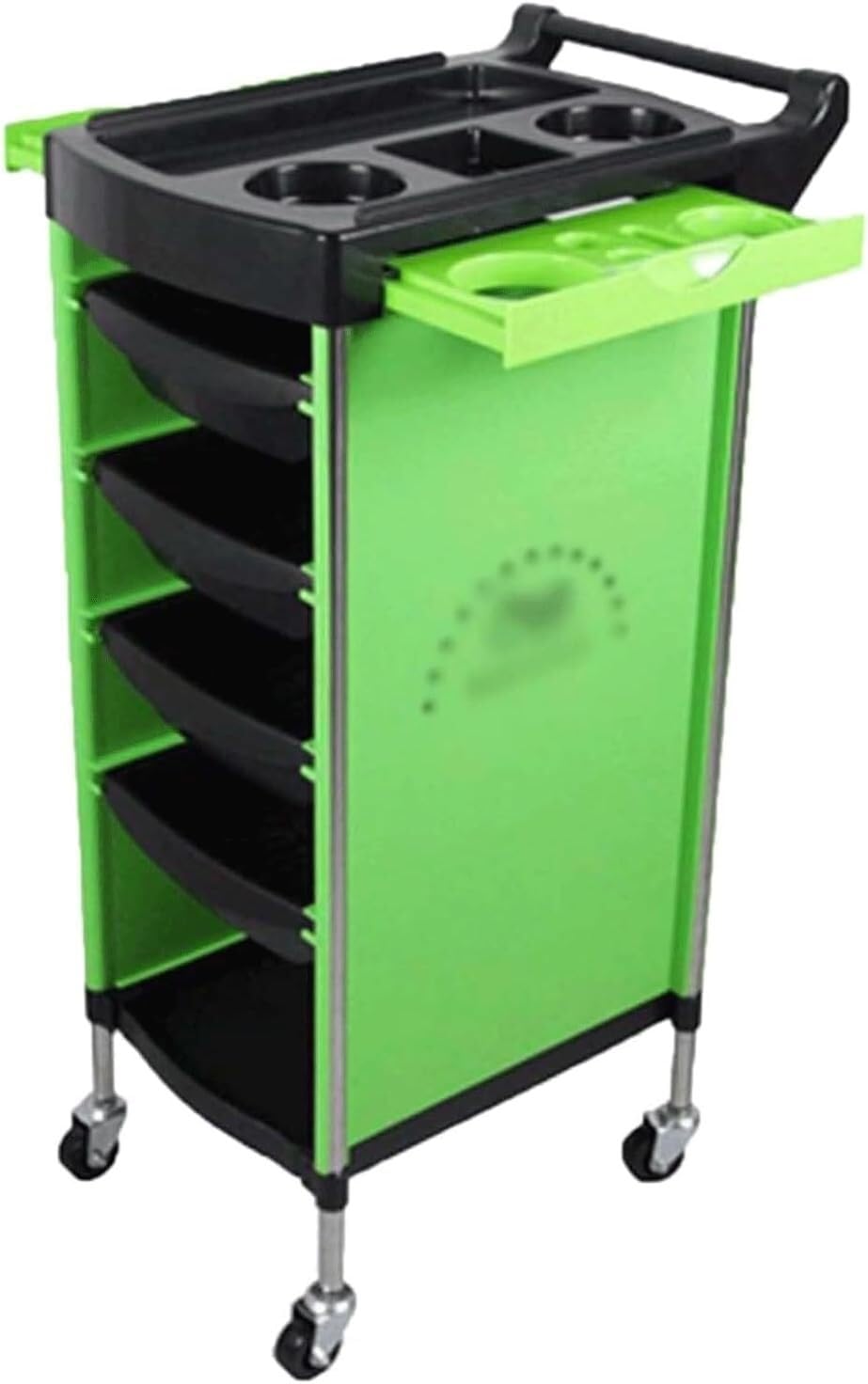 VUIKLCty Salon Trolley 5 Tier Salon Rolling Cart Pp Large Drawer Trolley Cart With Casters Salon Cart For Beauty Barber Storage Cart