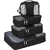 eBags Packing Cubes - 4pc Small/Med Set (Black)