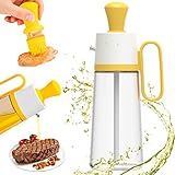 aceite y vinagre metodo de separacion 【Estrella de cocina saludable y práctica】 Disfruta de los beneficios funcionales del dispensador de vinagre, mientras añade un atractivo a tu interior; acero inoxidable y cristal, la combinación visual perfecta, crea una estrella de cocina elegante y clásica