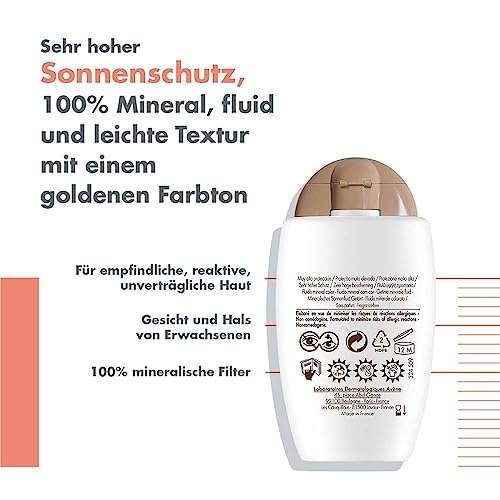 Avene - Solare Fluido Minerale Colore Spf 50+ 40ml...
