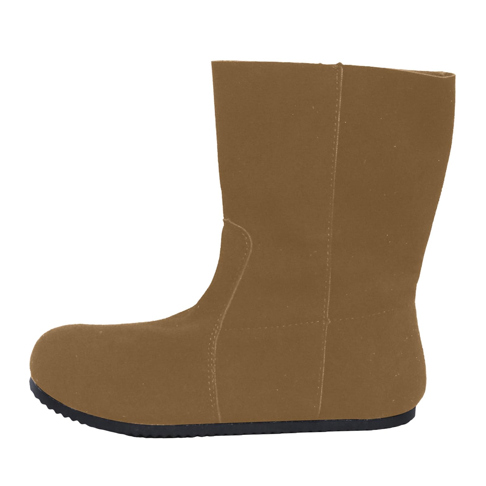 Womens Outdoor Plush Lined Knee Boots Comfortable Platform Winter Tall Shoes