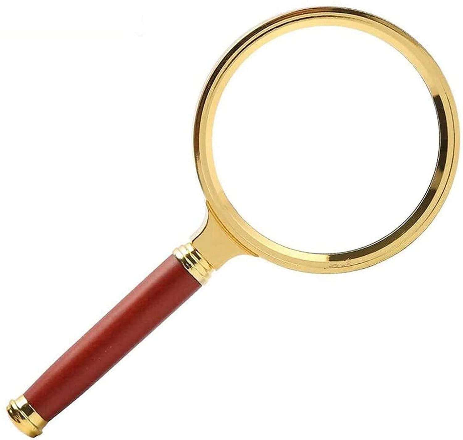 asdchZen Magnifying Glass Magnifying Glass Handheld Loupe For Reading Jewelry Craft Work 80Mm Glass Lens 10X Large Reading Magnifying Glass Keep It In Mind