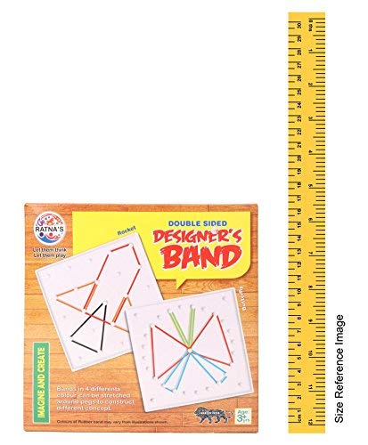 Image of RATNA'S Magic pegs for Kids to Create Their own World Out of pegs Given and Create Different Designs (Small) Designer's Band to Learn with Fun