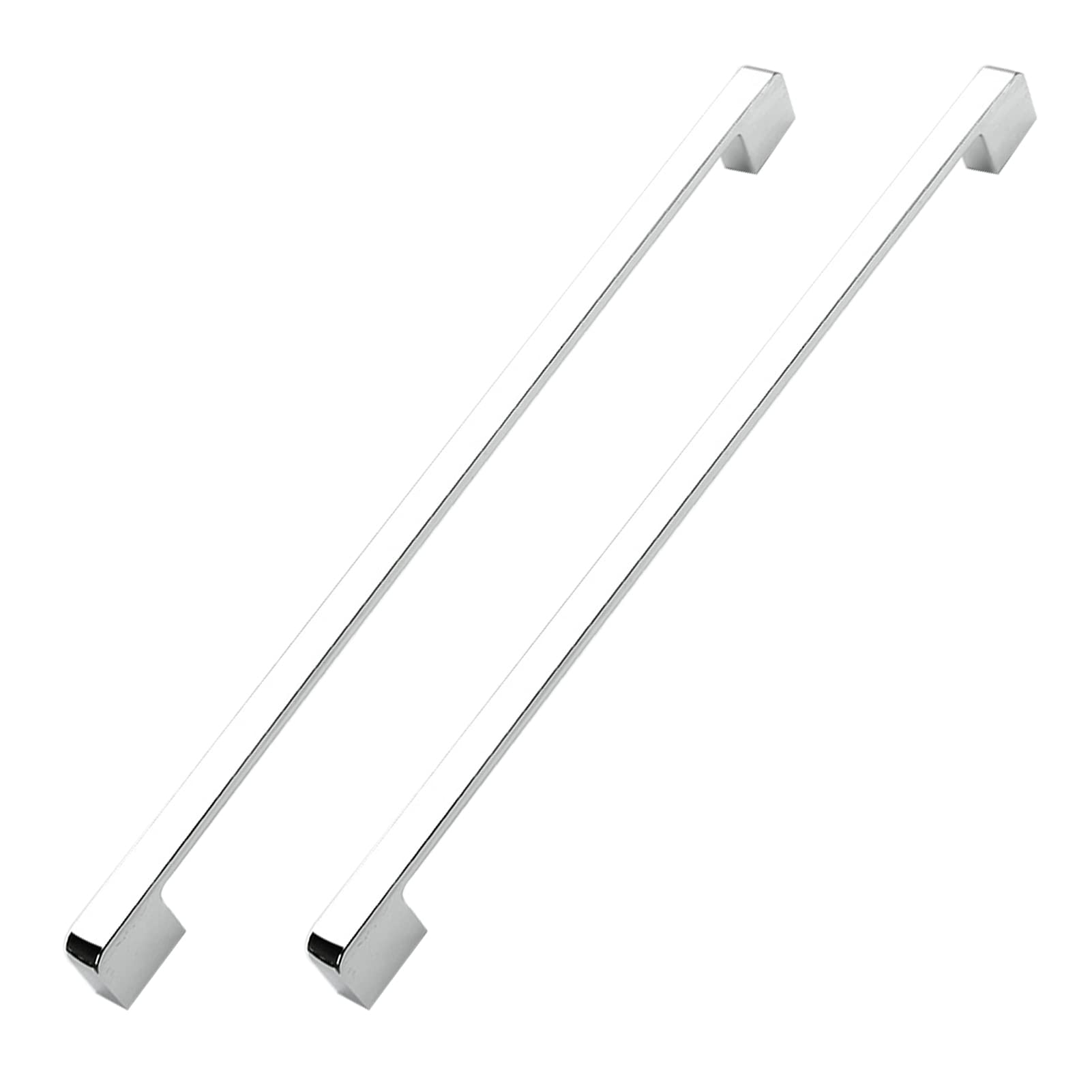 Niusabou One Color Single Hole Handle, Kitchen Cupboard Handles 2 Pcs Bow Door Pulls Zincy Multiple Sizes Single Hole(Hole Distance 224Mm)