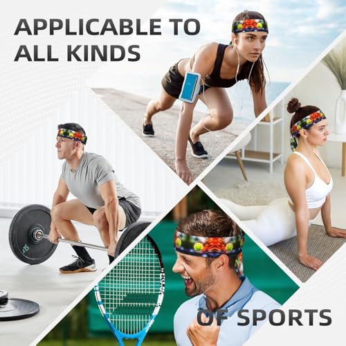 WZYWHJ Squash Picture Headbands,Sports Head Tie,Headband for Men and Women,Hair Band for Running Workout Football - Image 8