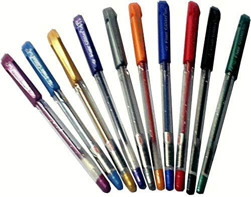 Xtra Sparkle Glitter Gel 10 Colors Xtra Sparkle Gel Pen by Flair (100 PENS)