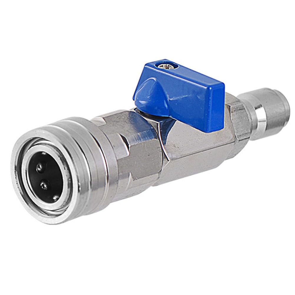Kit de VáLvula de Bola para Lavadora de Alta PresióN, Conector RáPido 3/8 NPT, 4500 PSI para Manguera de Lavadora EléCtrica
