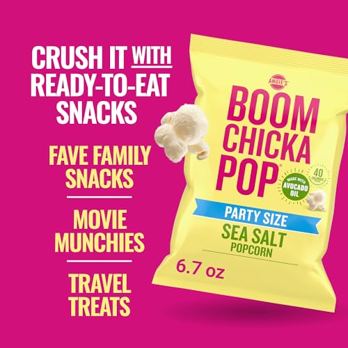 Image of Angie's BOOMCHICKAPOP Sea Salt Popcorn, Gluten Free, Party Size, 6.7 oz.