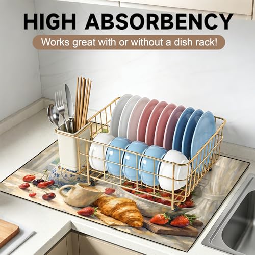 Image of Stove Burner Covers Non-Slip Electric Cooktop Protector Mat (Bread)