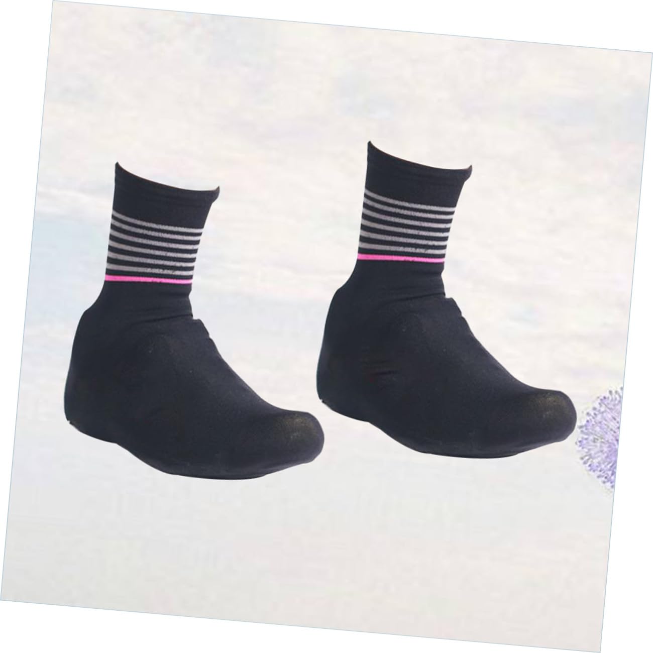 Hemobllo Cubierta de Zapatos al Aire Protector de Zapatillas Women Bike protección cubrezapatillas de Bicicleta de Carretera Cubierta del Zapato cubrezapatos para Ciclismo Black