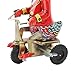 Duck On Tin Toy Delicate Clockwork Vintage Tinplate Duck Riding a Tricycle Toy for Adult Collections Charming Decorative Ornament