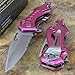 TAC Force Pink Folding Rescue Tactical Pocket Knife