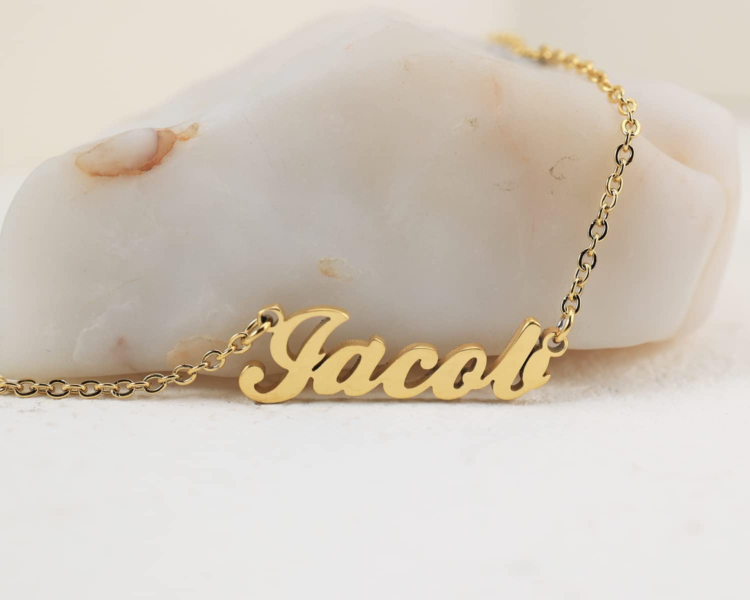 Name Necklace Personalized Engraved Name Pendant for Womens Friends - Image 3