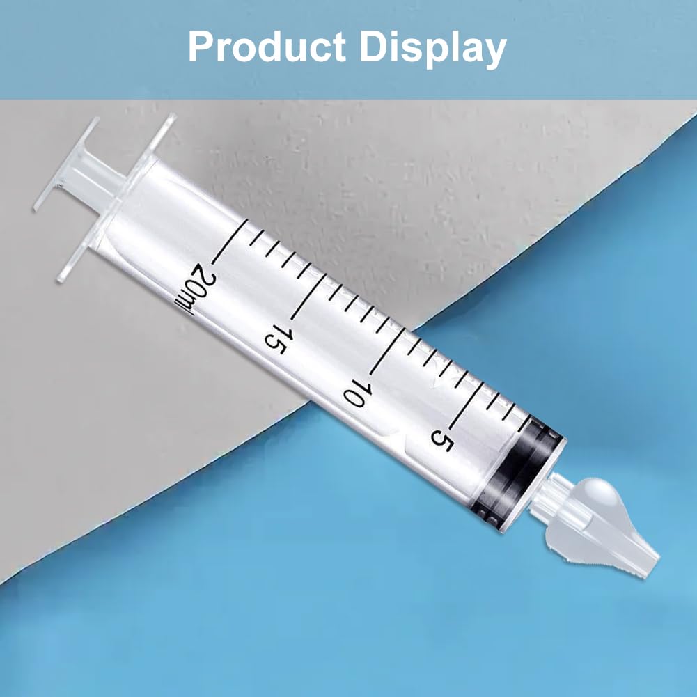 2 Pieces 20ML Baby Nasal Aspirator Baby Nose Sucker Reusable Silicone Nasal Suction Tip Nasal Irrigator Safe and Comfortable Mucus Remover for Newborns Infants Kids - Image 2
