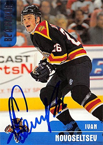 Autograph Warehouse466161 Ivan Novoseltsev Autographed Hockey Card44; Florida Panthers - 1999 BAP No.339