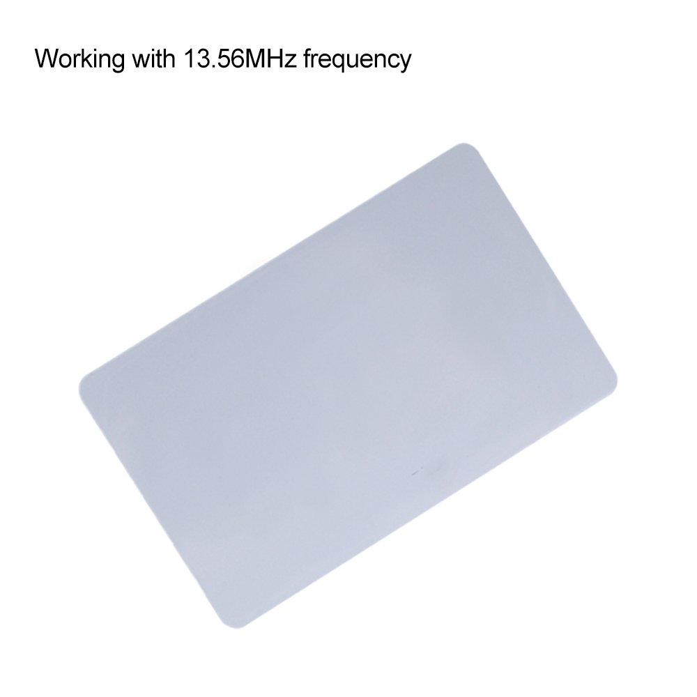 FST (confezione da 100) Scheda IC UID 13,56 MHz Schede di Controllo Accessi RFID PVC Sottile Blocco Modificabile 0 Smart Keycard Scrivibile a Settore