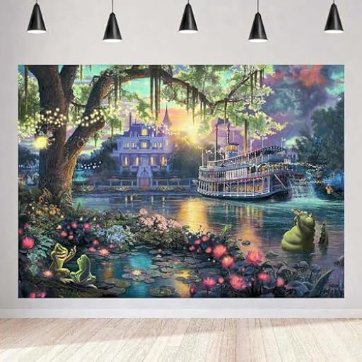 Fondo de fotografía de palacio, cuento de hadas, príncipe, princesa, felicidad, castillo, fotografía, fondo, accesorios de estudio (10 x 7 pies) | Ya disponible en tu tienda friki favorita! En mundofriki.es!