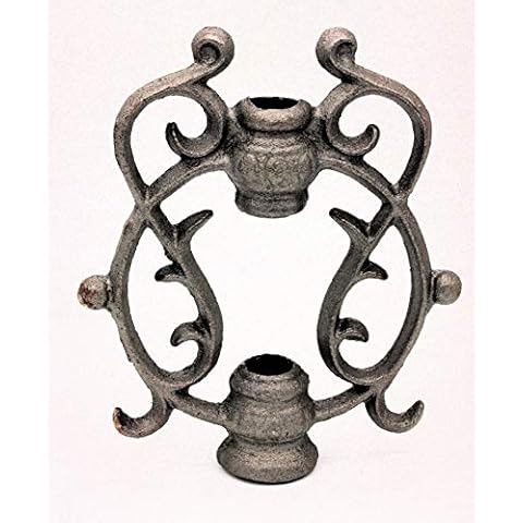 UHRIG ® Ornament Rose Rod Wrought Iron Decorative Garden Cast Iron for Fence Railing #638 Cover