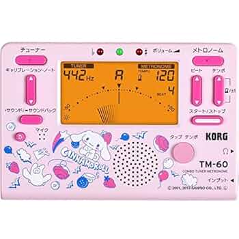 サンリオ ポムポムプリン チューナー メトロノーム 楽器 音楽 Amazon.co.jp: KORG TM-60-SCN2 チューナー メトロノーム