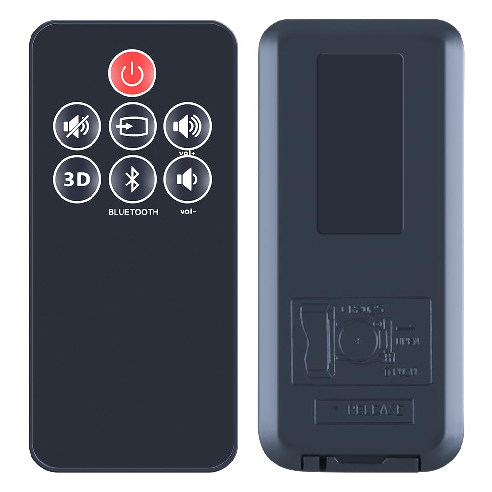 Photo 1 of Replacement Soundbar Remote Control for Klipsch Reference Sound Bar R10B R20B R-10B R-20B ICON SB1 SB3 CS30 1015073 1061310