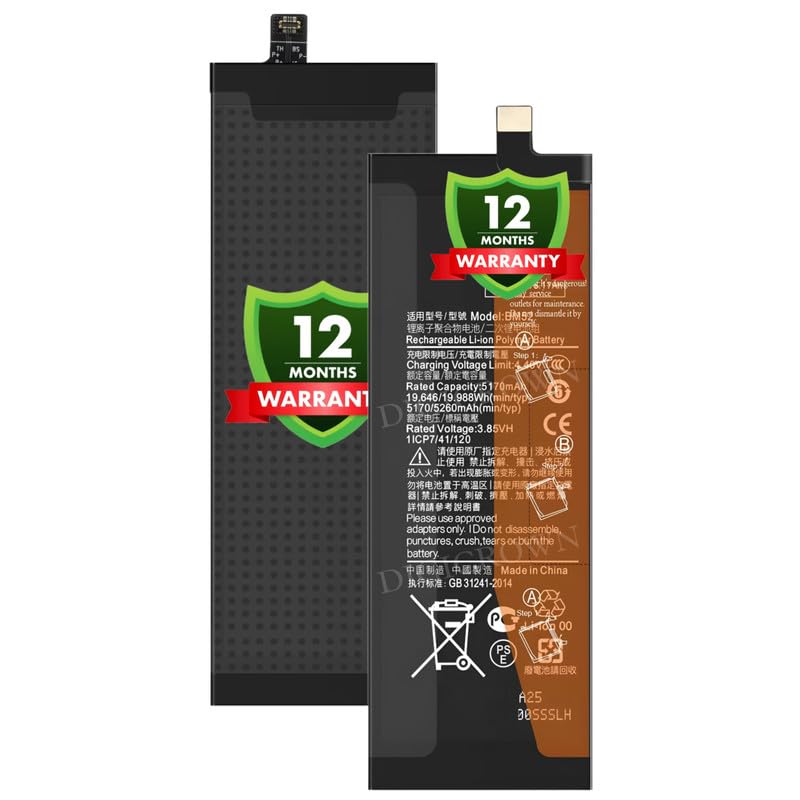 Image of Original BM52 Battery Compatible for Xiaomi Mi Note 10 Lite - (5260mAh) - 1 Year Warranty DF7