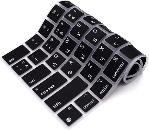 Vista 36 de Funda de teclado de silicona española, para MacBook 2023 Pro14 A2779/Pro16 A2780/2022 Air 13 M4 M2 A3240 A3241 A2681/2021 Pro de 14 pulgadas 16