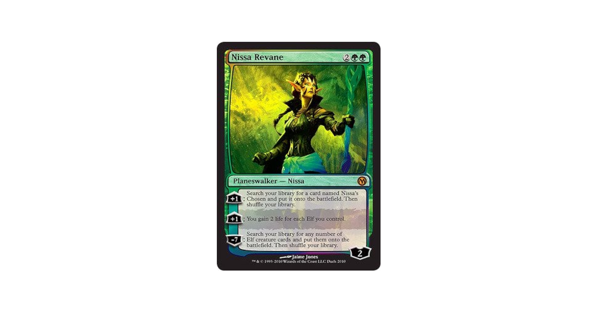 MTG ニッサ・レヴェイン/Nissa Revane サインド Amazon.com: Nissa Revane - Steam Foil Promo : Toys & Games