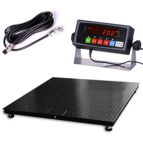 Báscula de piso PEC 40x40 pulg 3000LB miniatura 1