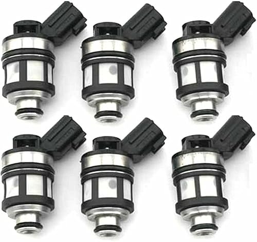 Vista 2 de 16600-38Y10 16600-38Y11 JS231 6PCS nuevos inyectores de combustible para Nissa-n Frontie-r Pathfinde-r Xterr-a 3.3L V6