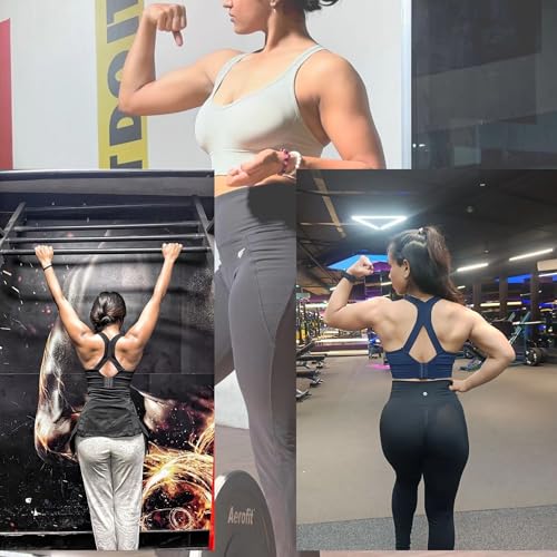 Image of Shoppy Villa - Sports Bras for Women | Gym Bras for Women Workout | Yoga Bra,Lighty Padded Cup with Full Coverage with Removable Pads