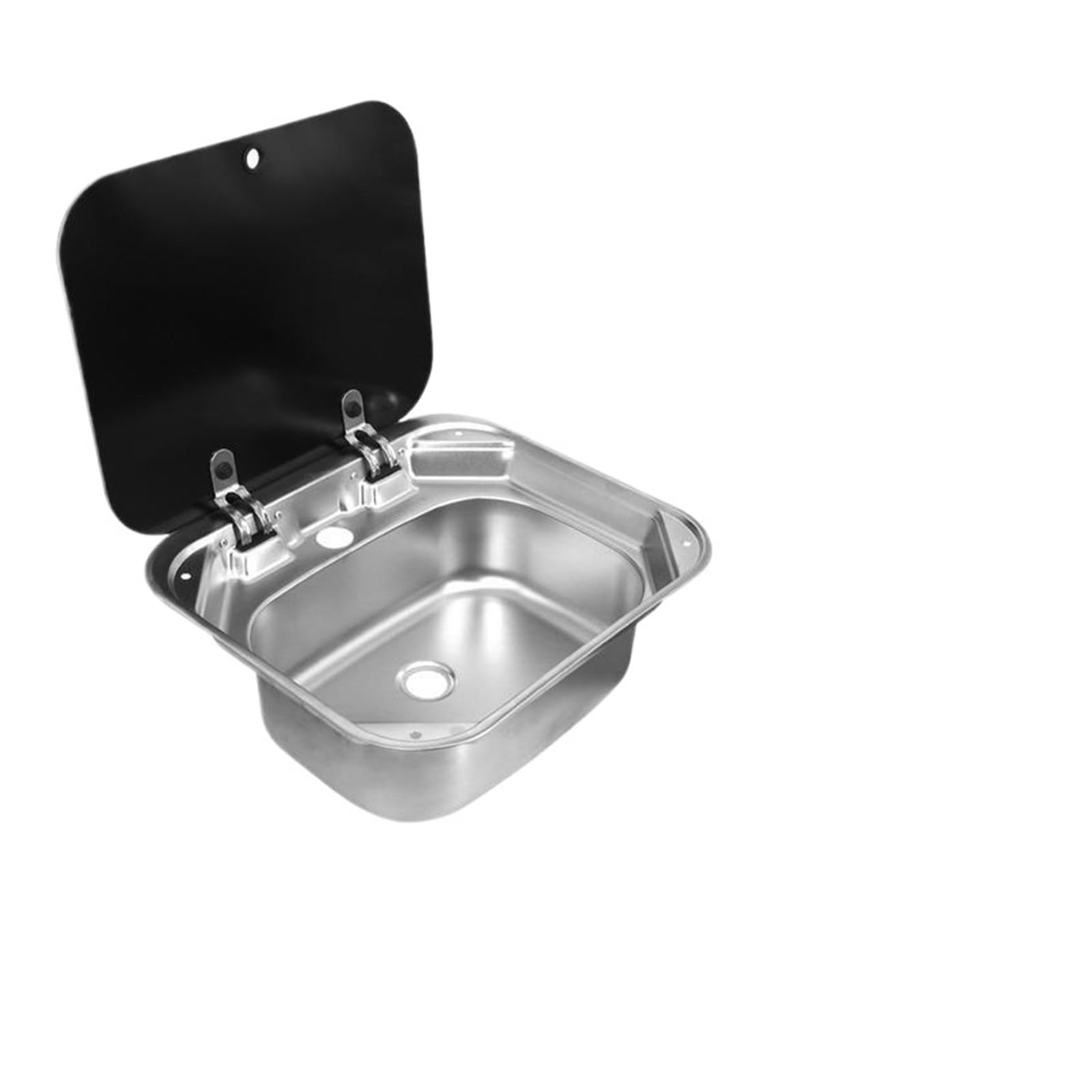 Rv Sink Foldable Stainless Steel Kitchen Sink Flexible Rv Accessories Bar Sinks for Travel Trailer Camper Bar(Single Cold)