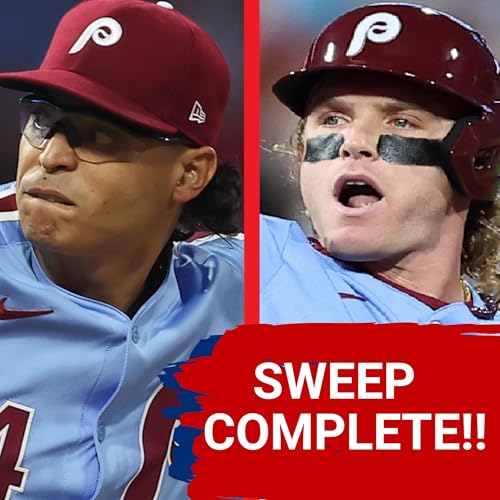 Page de couverture de PHILLIES POSTCAST: INCREDIBLE COMEBACK WIN! Phillies top Mets, 6-4 to SWEEP!